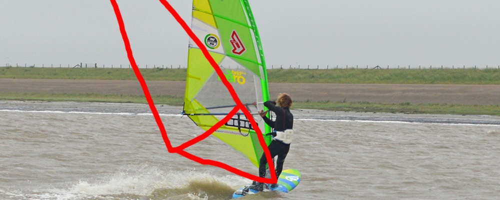 venijn Rekwisieten val Gijp #6 sail flip - Leerwindsurfen